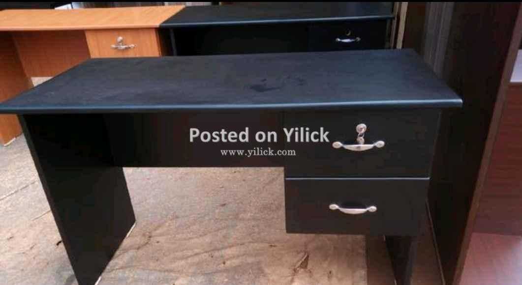 Black office table