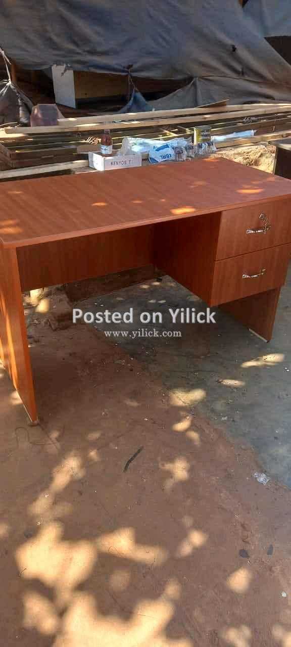Brown office tables 