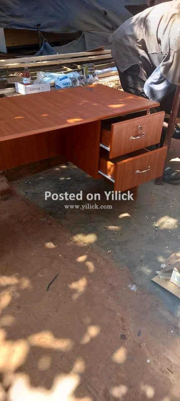 Brown office tables
