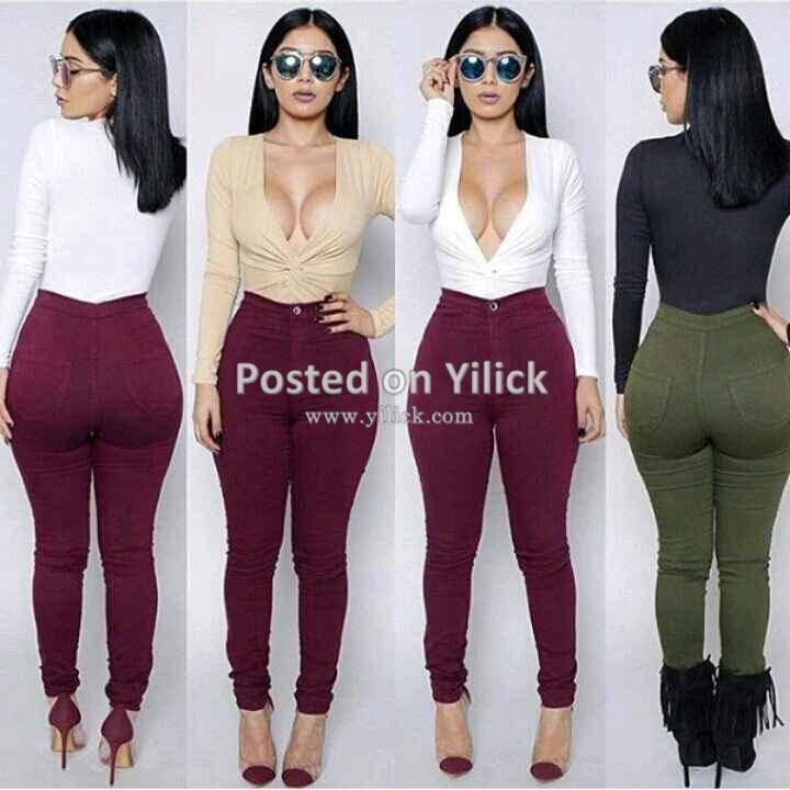 High waist slim Jean's for ladies