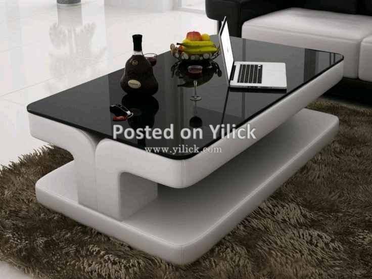 Amazing black and white centre table