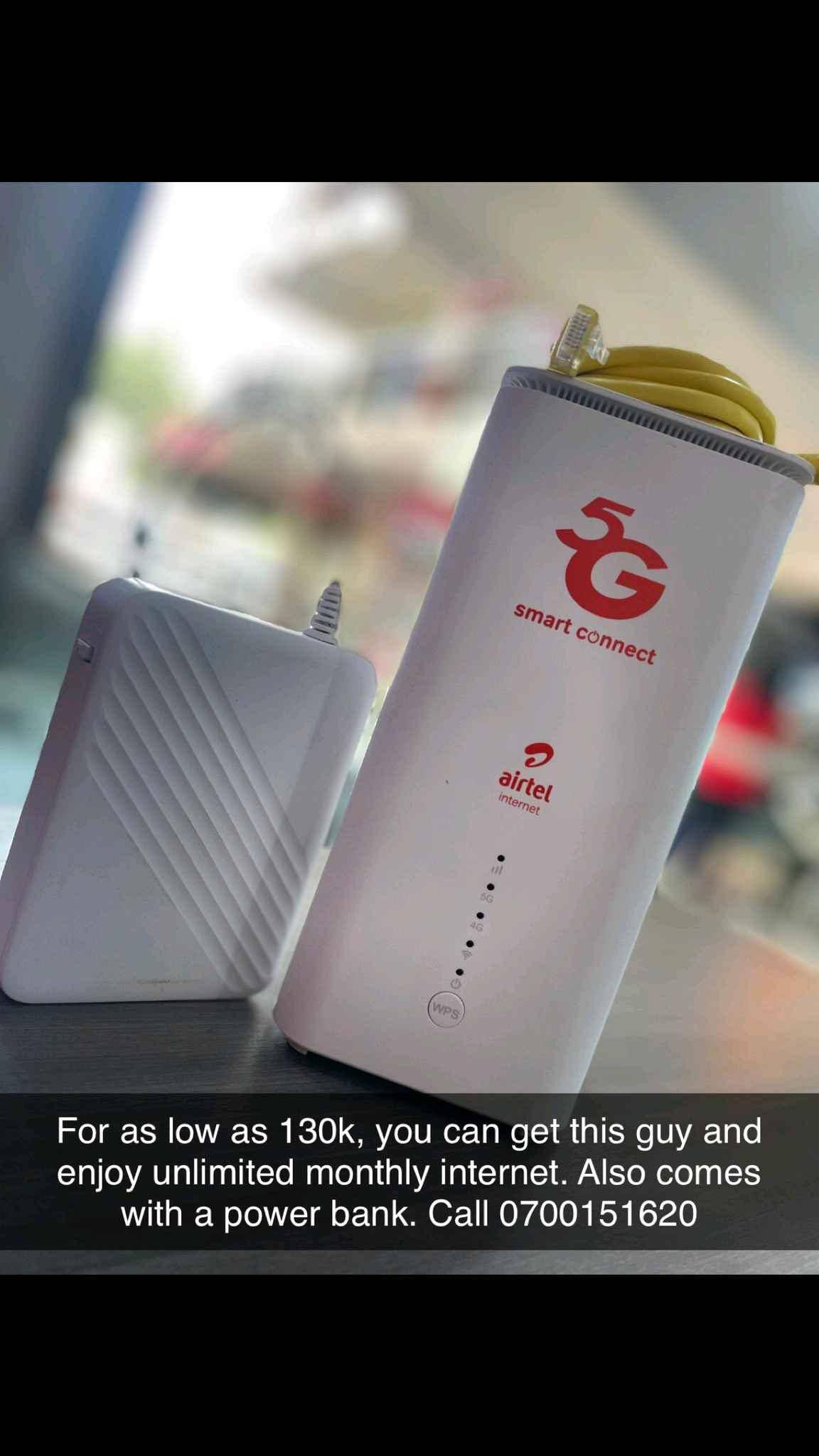 Airtel broadband 5g router