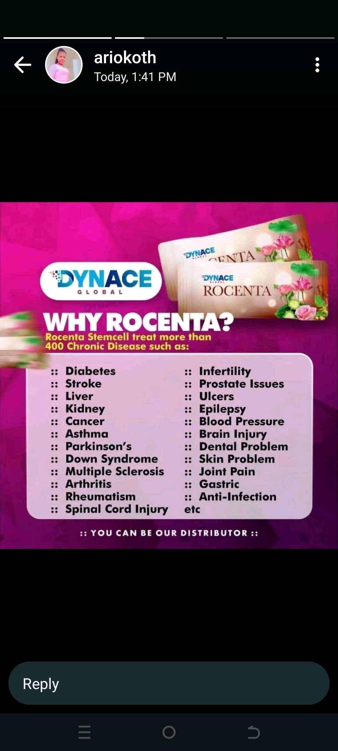 Rocenta stemcell