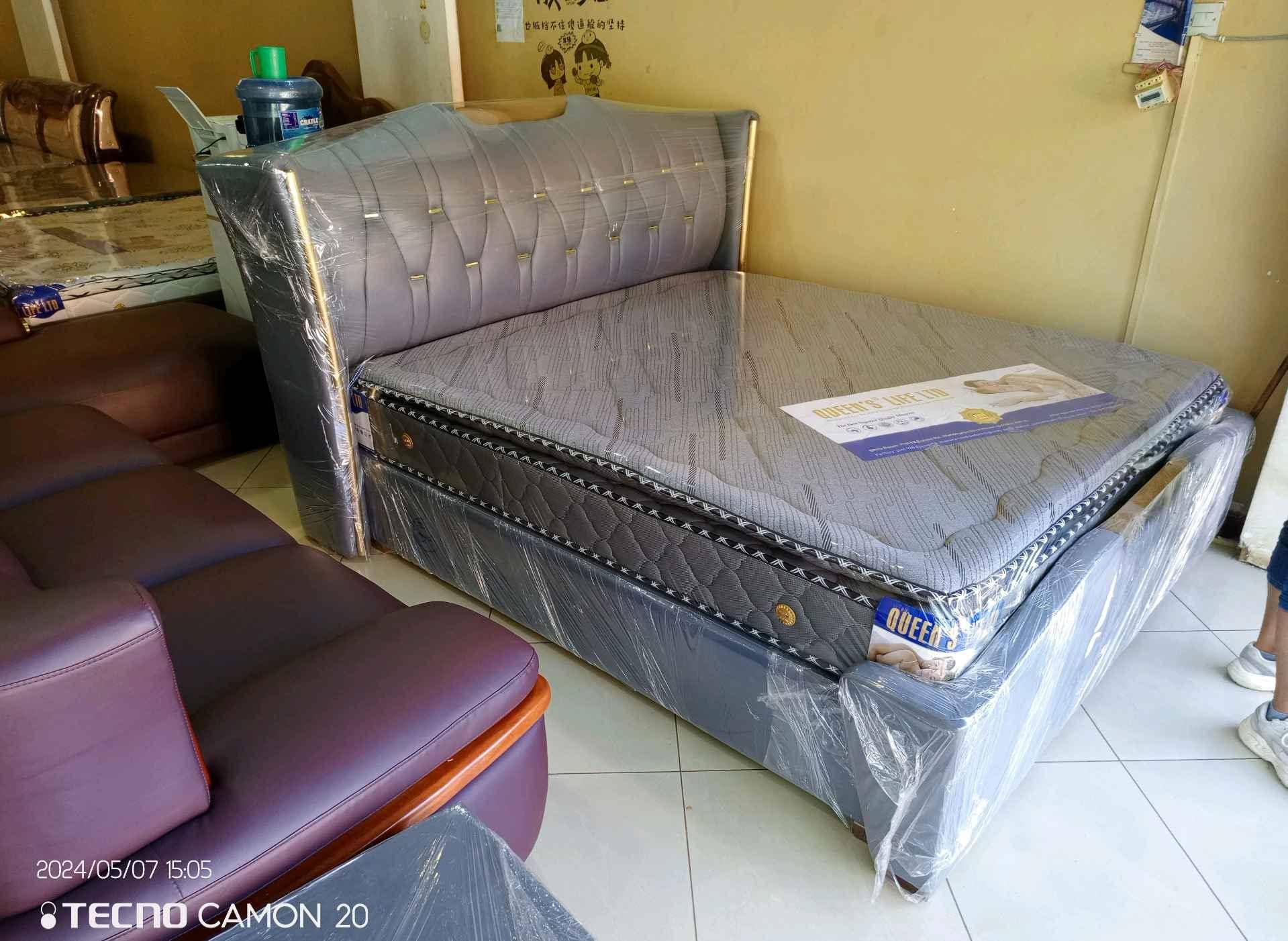 Leather beds and springs mattresses