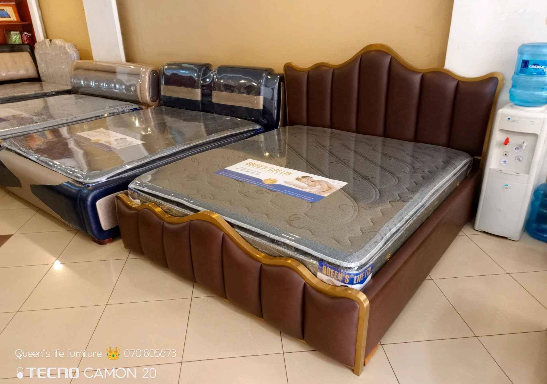 Leather beds and springs mattresses