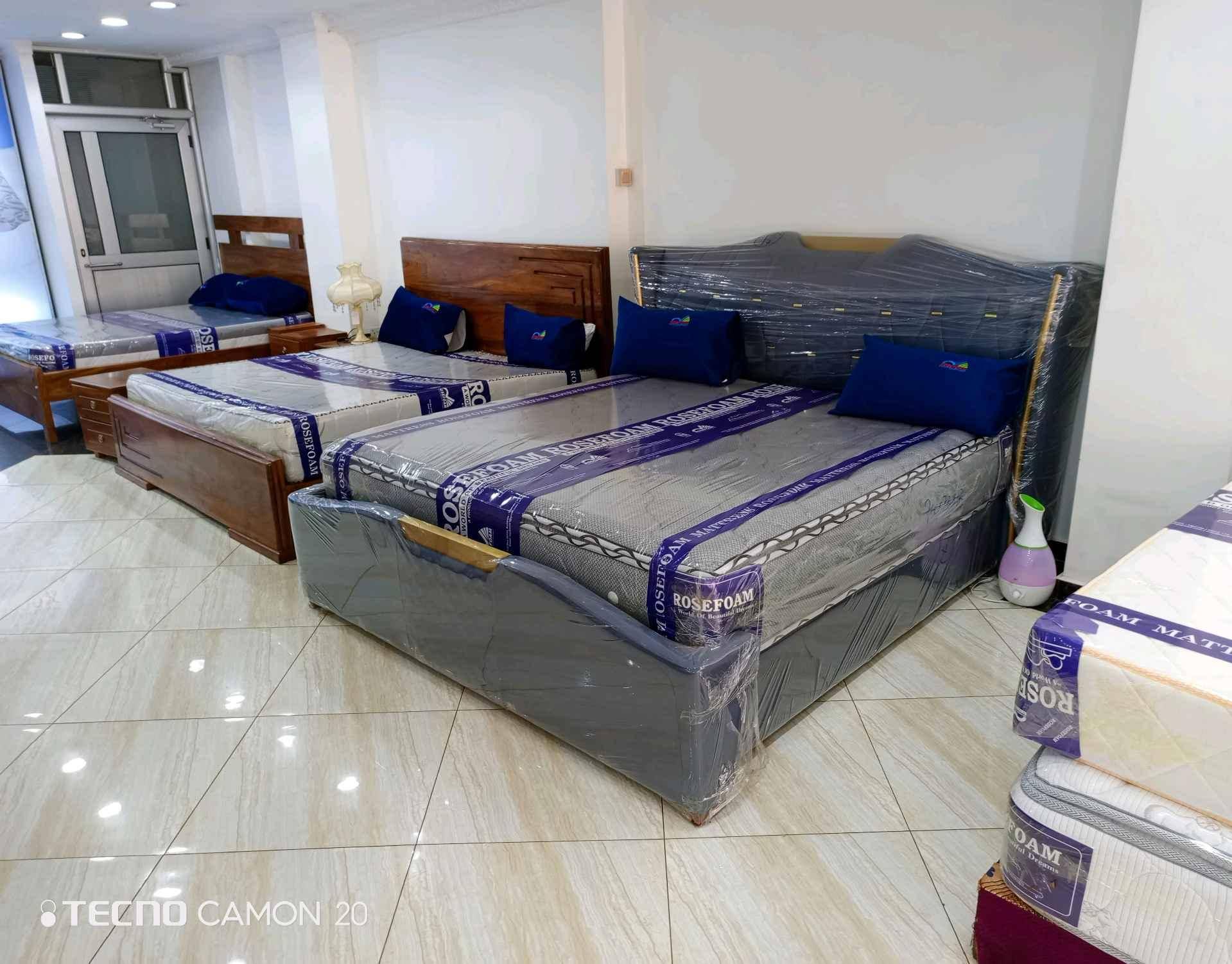 Leather beds and springs mattresses