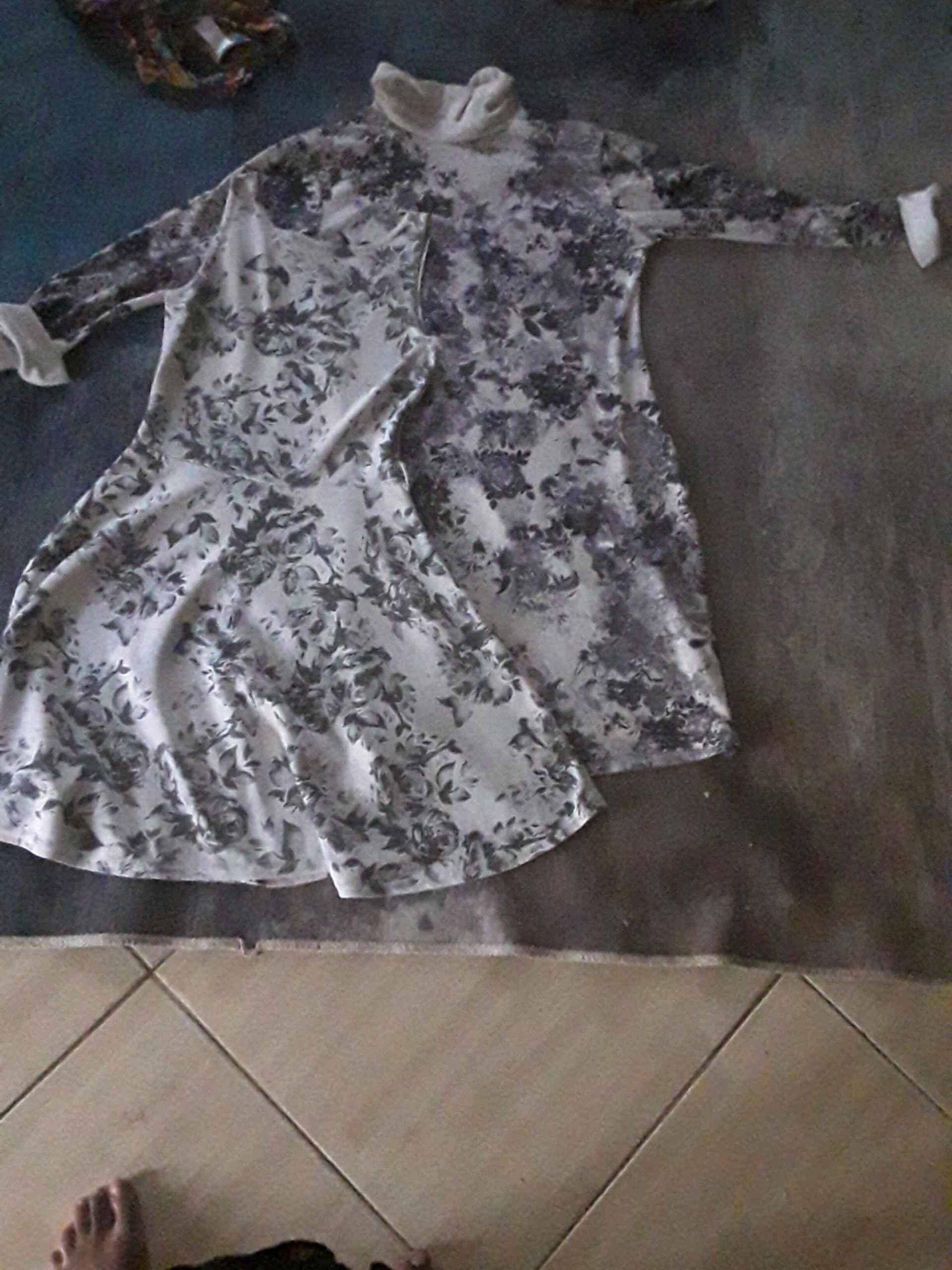 White and Black dress set
