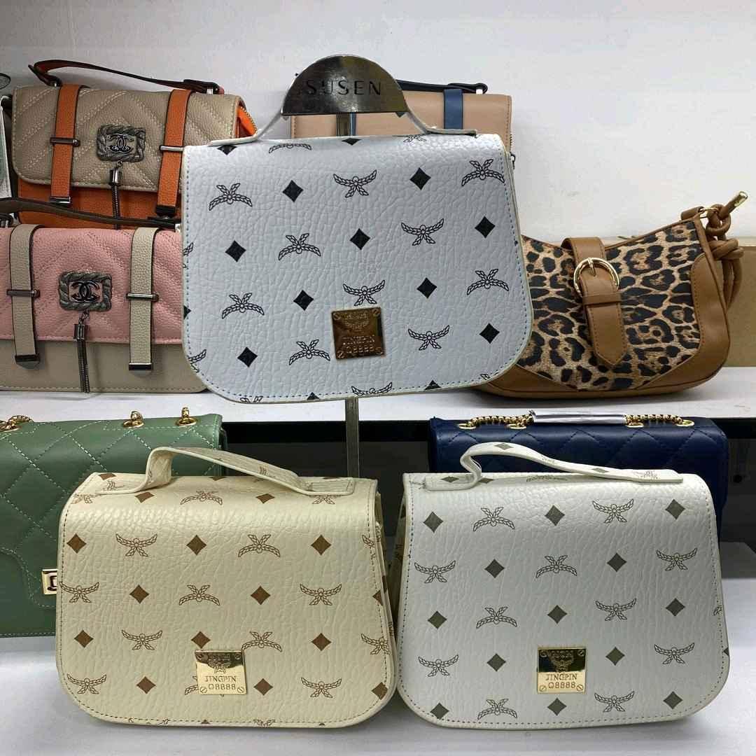 bags, earrings and necklaces