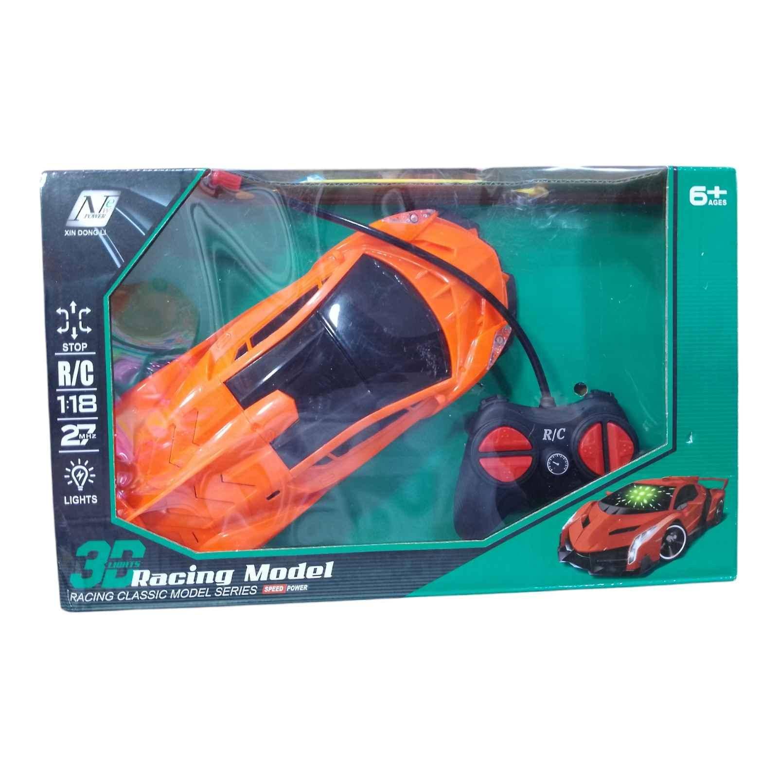 3D Racing Model Car Toy for Kids - Remote Control