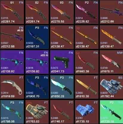 Csgo account 55000$ inventory is up for trade