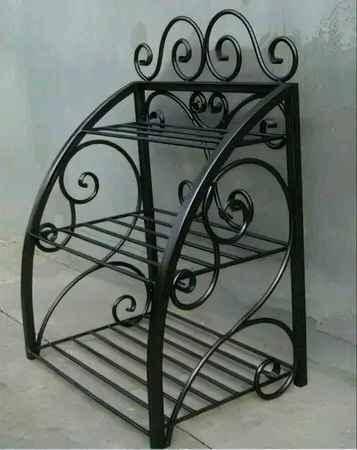 metallic racks