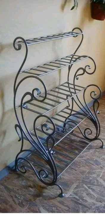 metallic racks