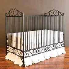 metallic baby crib