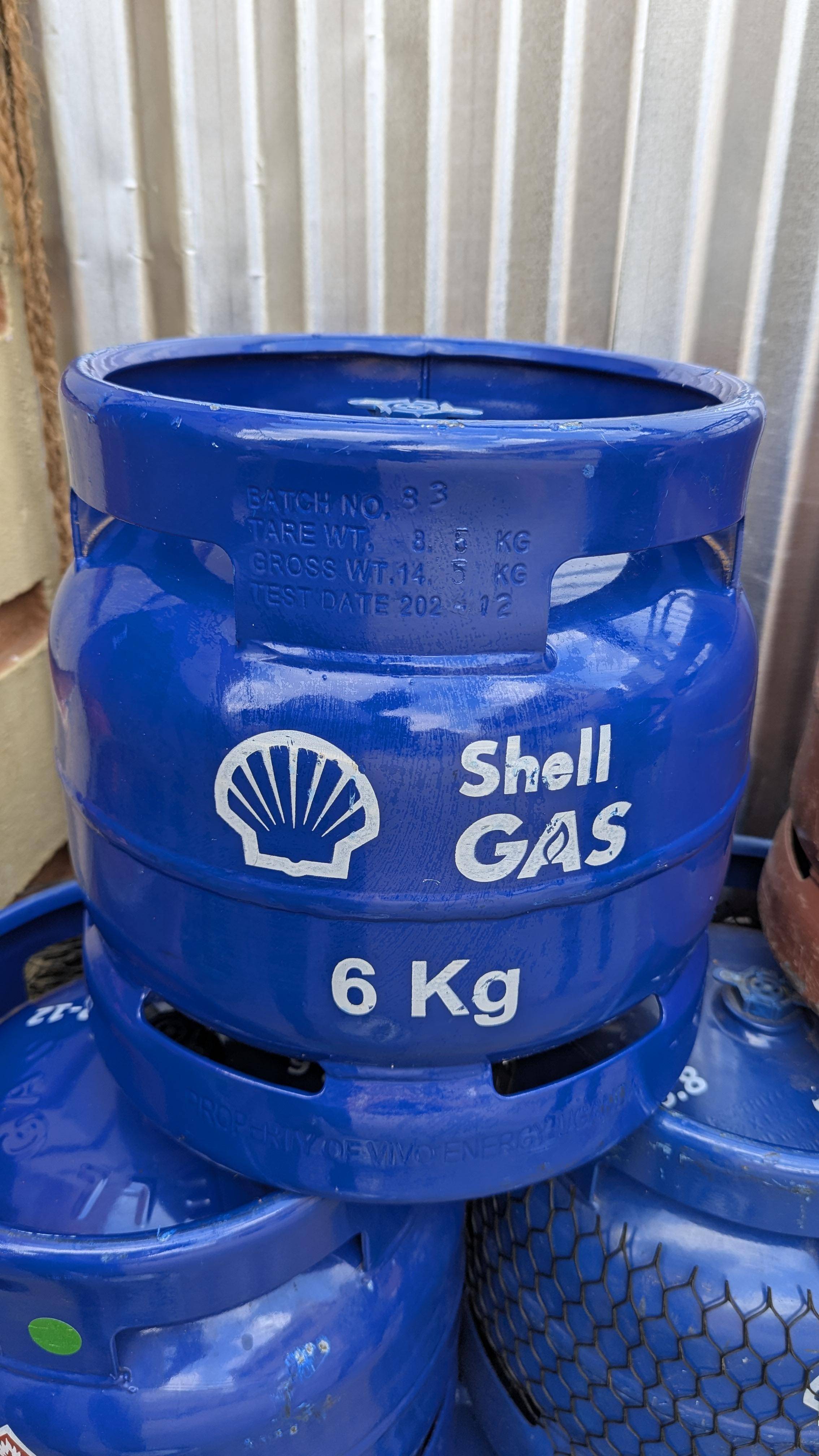 Shell gas cylinder fullsets