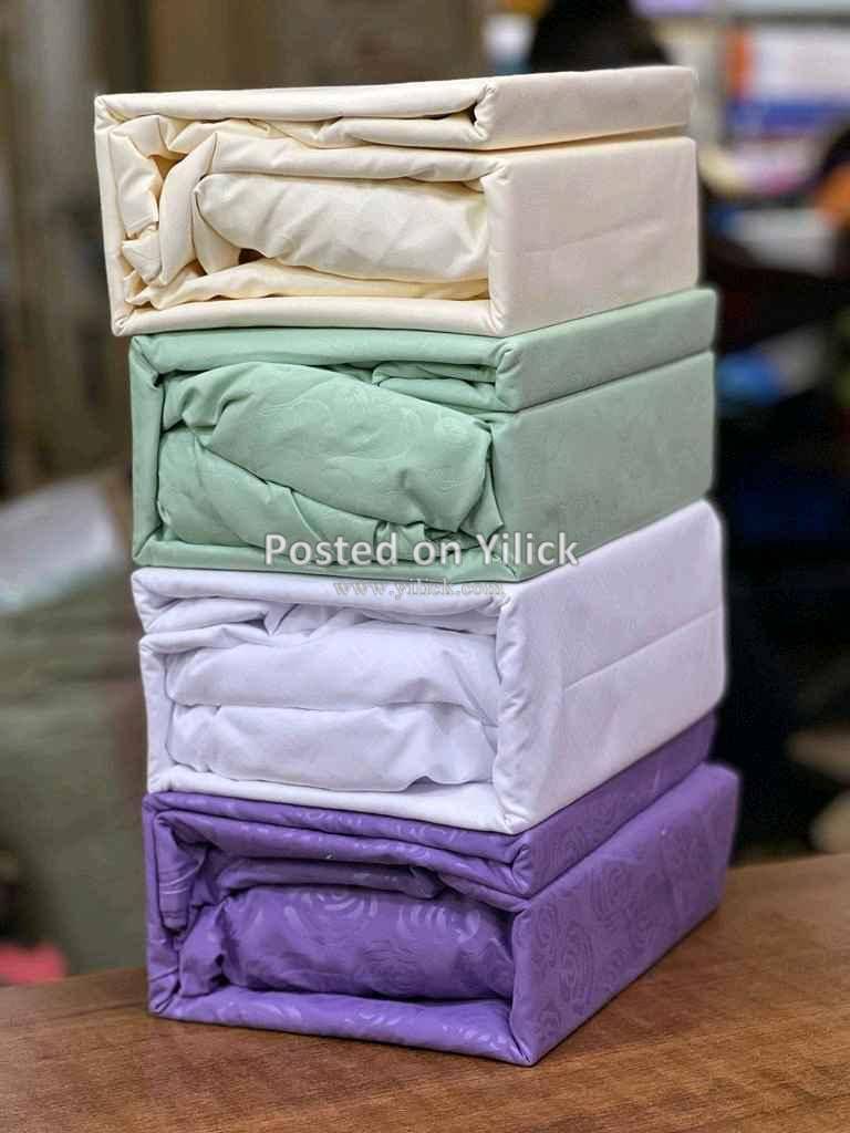 6*6 4pcs fitted bedsheets