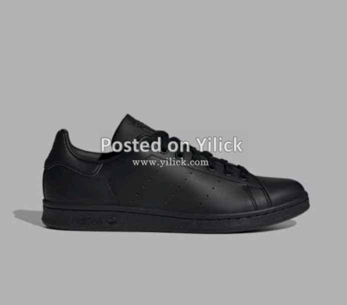 Designer Shoes (Adidas Stan Smith, Core Black-44)