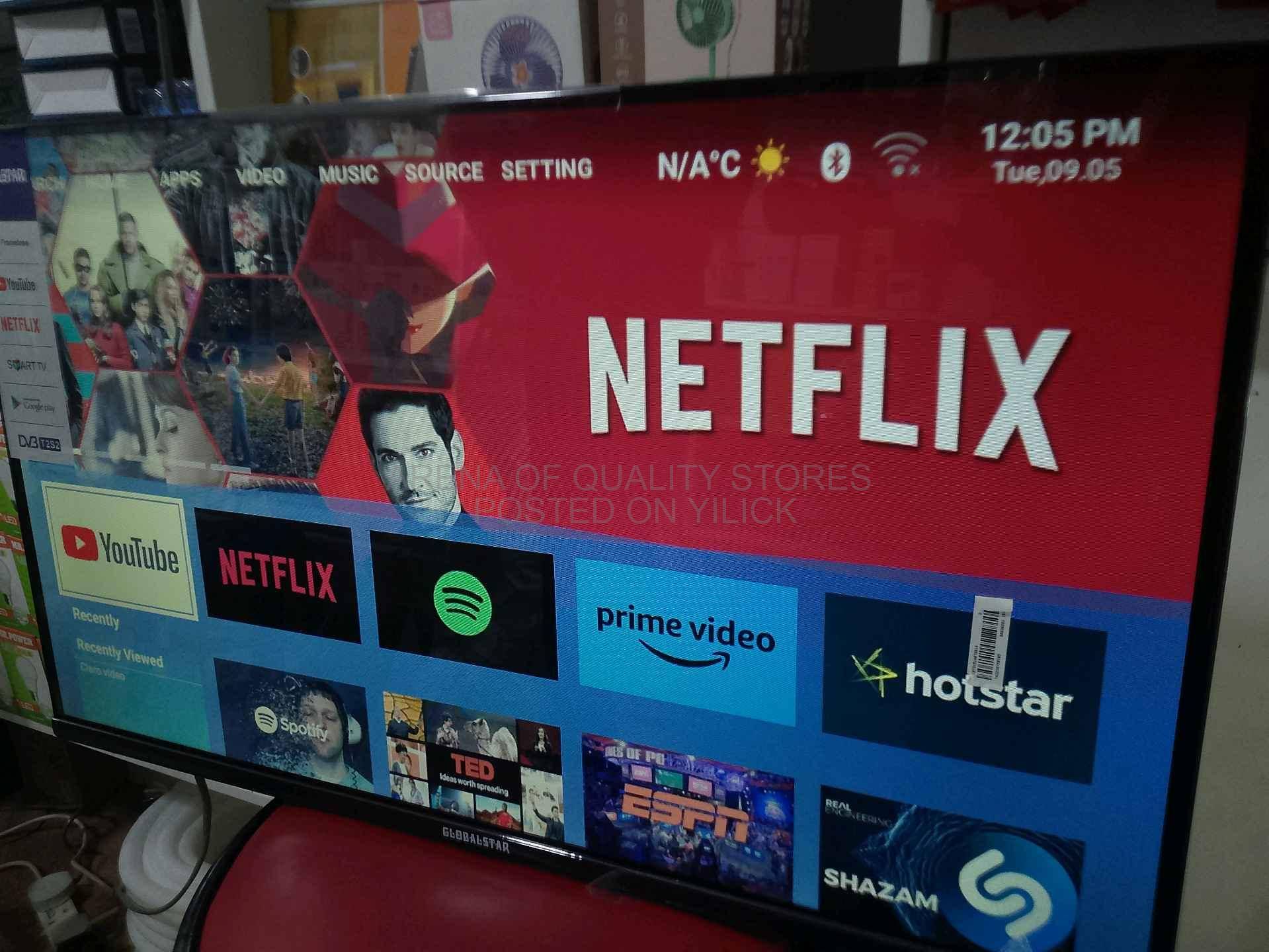 Global Star Tv 32" Smart Android 12 Frameless + Free to air