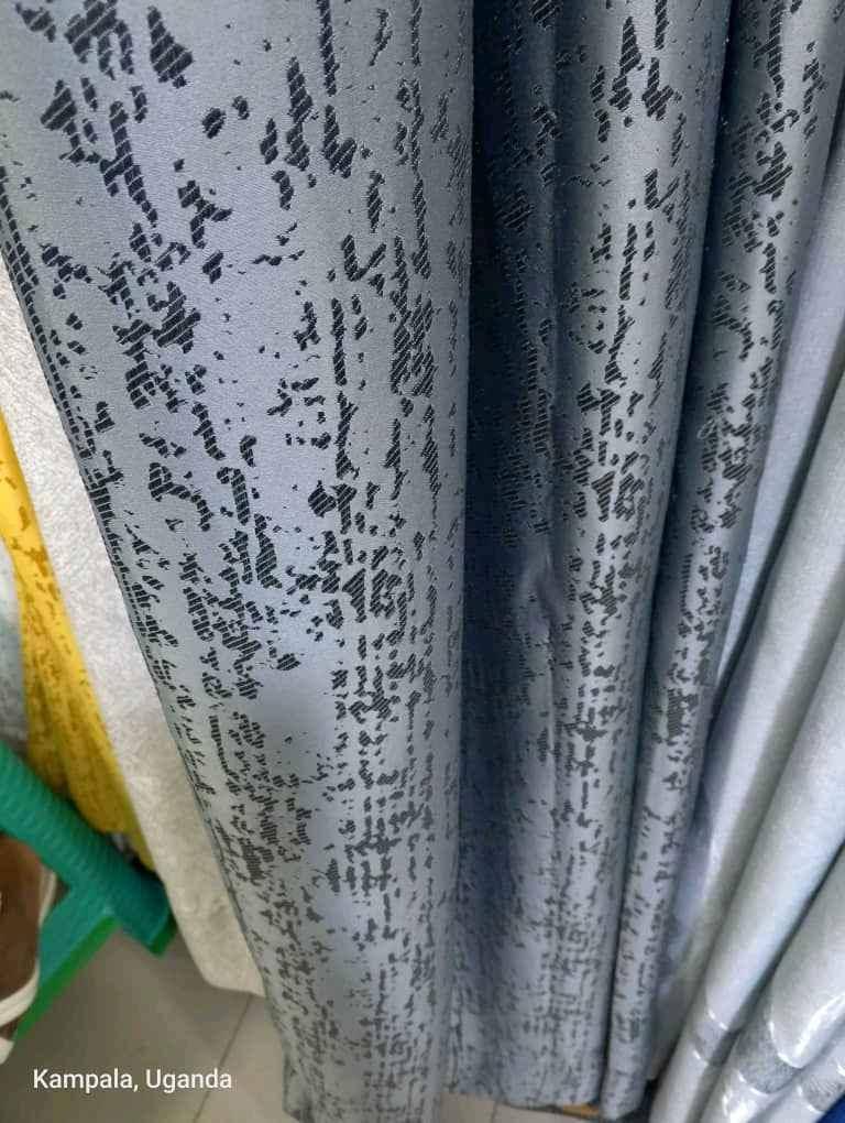 Gray Curtains .