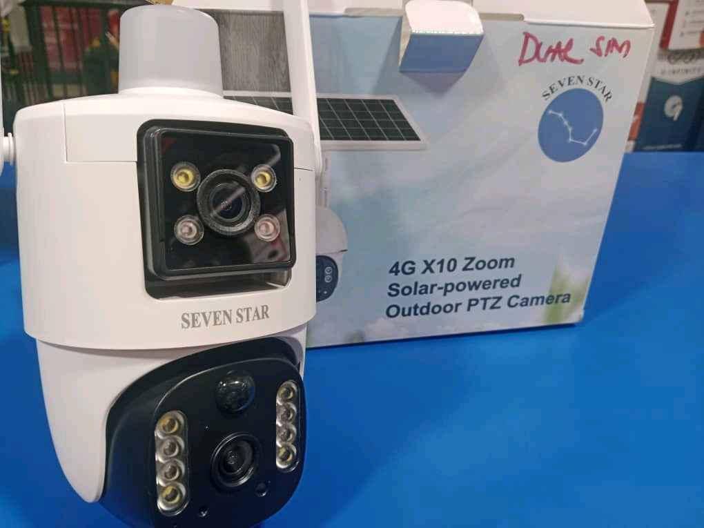 4G solar dual smart camera 