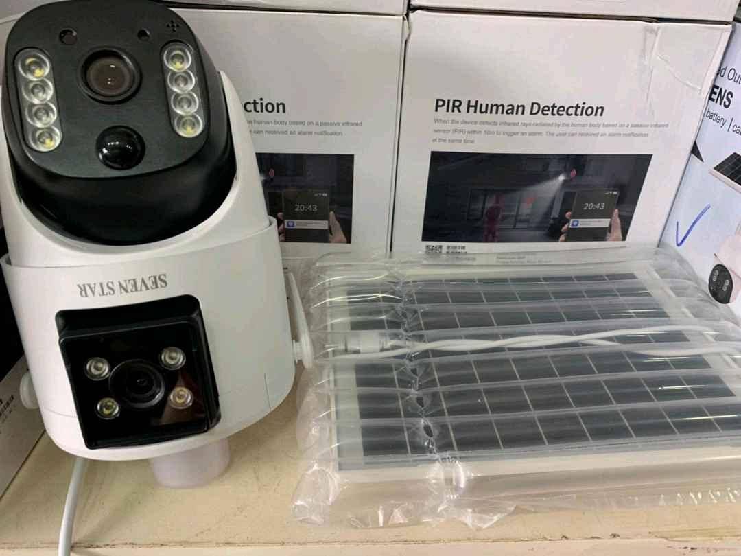 4G solar dual smart camera