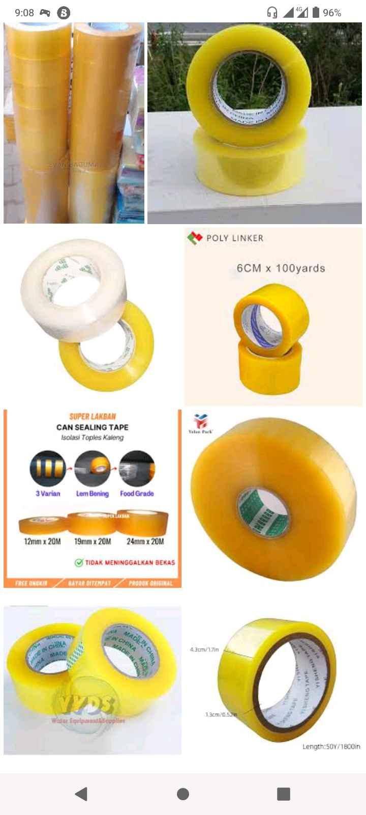 Adhesive sealing tape