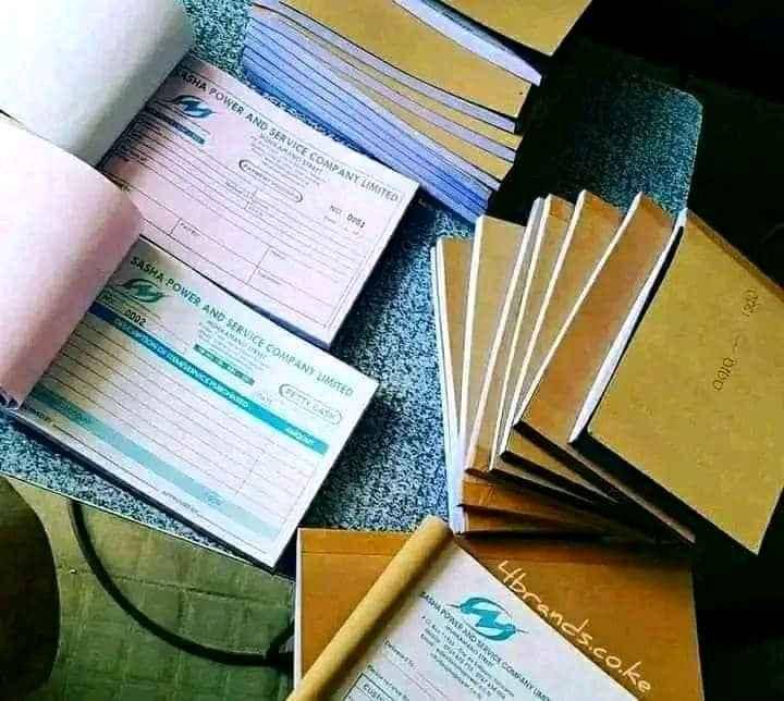 A5 receipt books