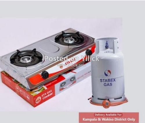 13kg stabex gas with cooker(all accessories)
